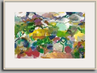 Ro Lohin   "Heaven and Earth"   2006   14&frac34;" x 22&frac14;"